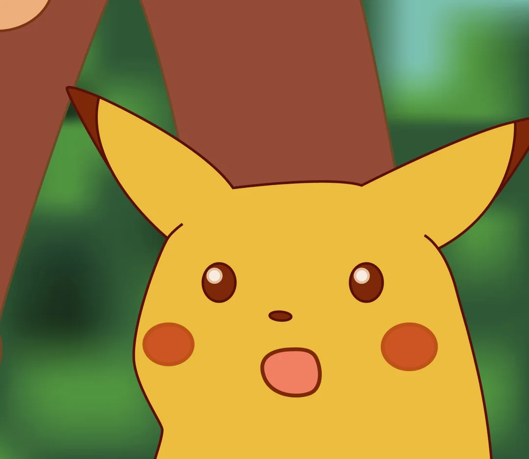 Surprised Pikachu Meme